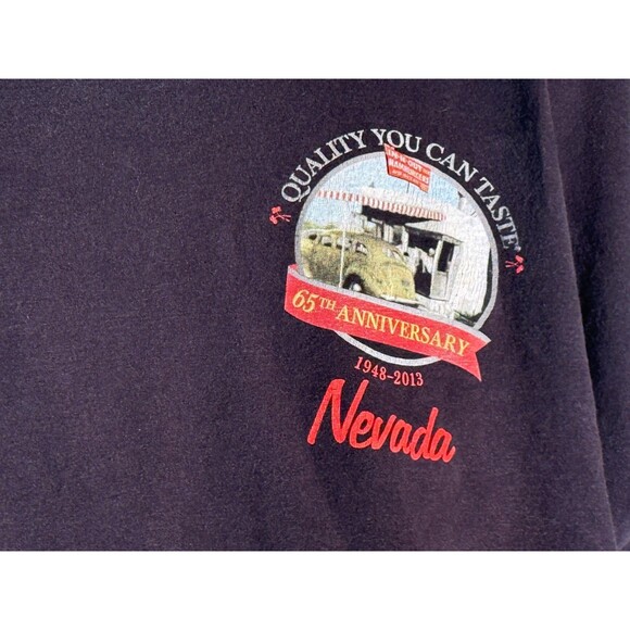 In n Out Burger Nevada w/ California City Scape Freeway Cars T Shirt Large - Picture 2 of 6
